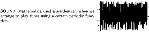 $\textstyle \parbox{16cm}{
\parbox{16.0cm}{
\parbox{8.cm}{
SOUND. Mathematica us...
...ction.
}
\parbox{7.9cm}{\scalebox{0.45}{\includegraphics{sound/sound.ps}}}
}
}$